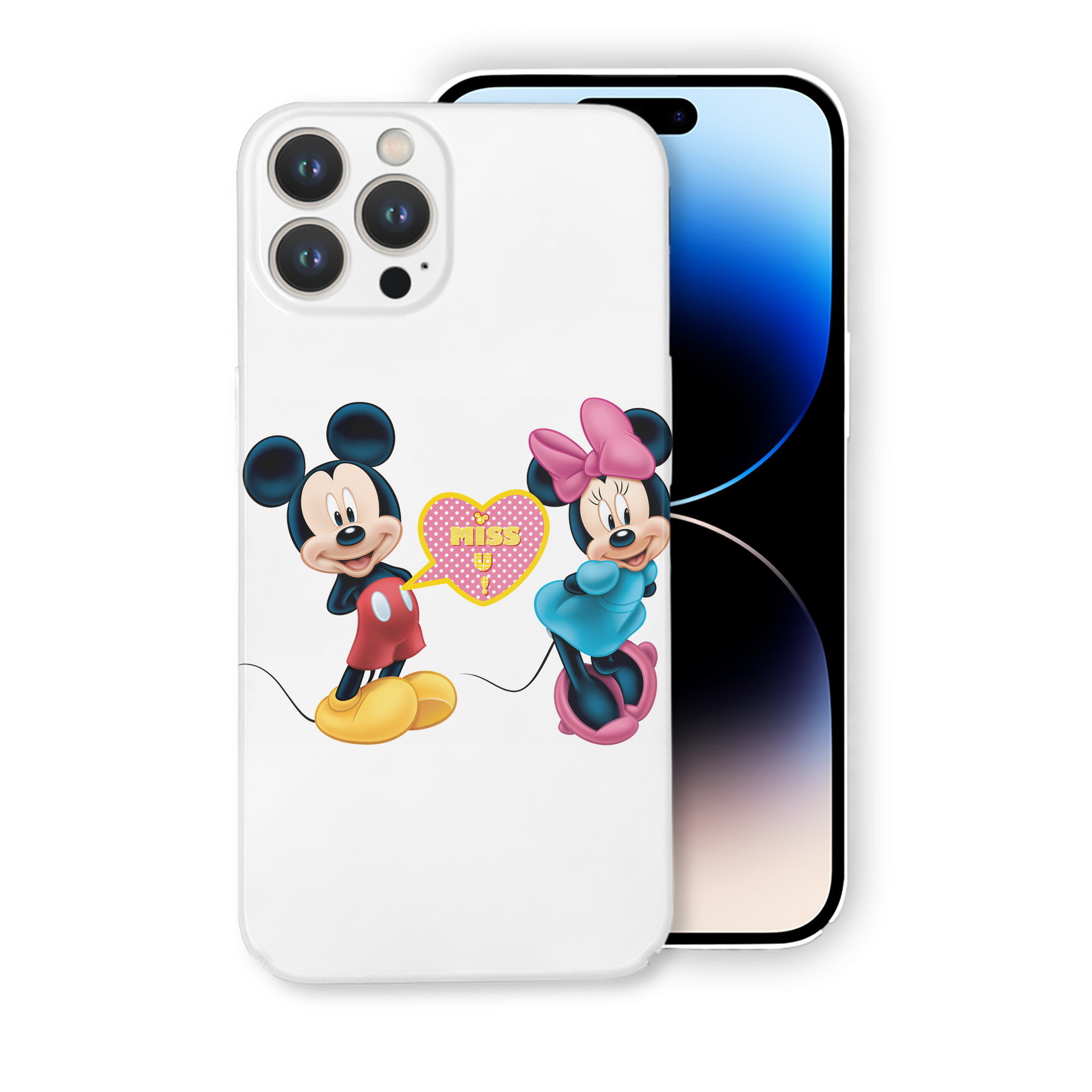 （画像用） ミッキーマウス Mickey Mouse 【iPhone 14シリーズ対応】ハードケース